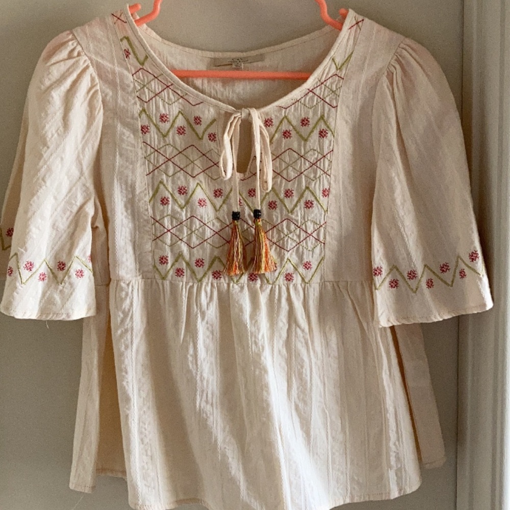 embroidered blouse